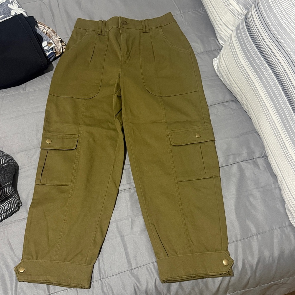 Knox Rose women oliveCargo Pants - Picture 2 of 9